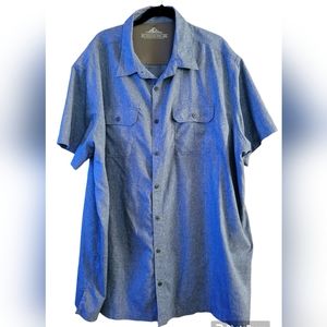 Croft&Barrow Men's Quick Dry Shirt 3XB Blue